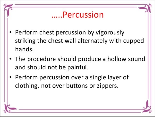 chest physiotherapy postural drainage chest physiotherapy