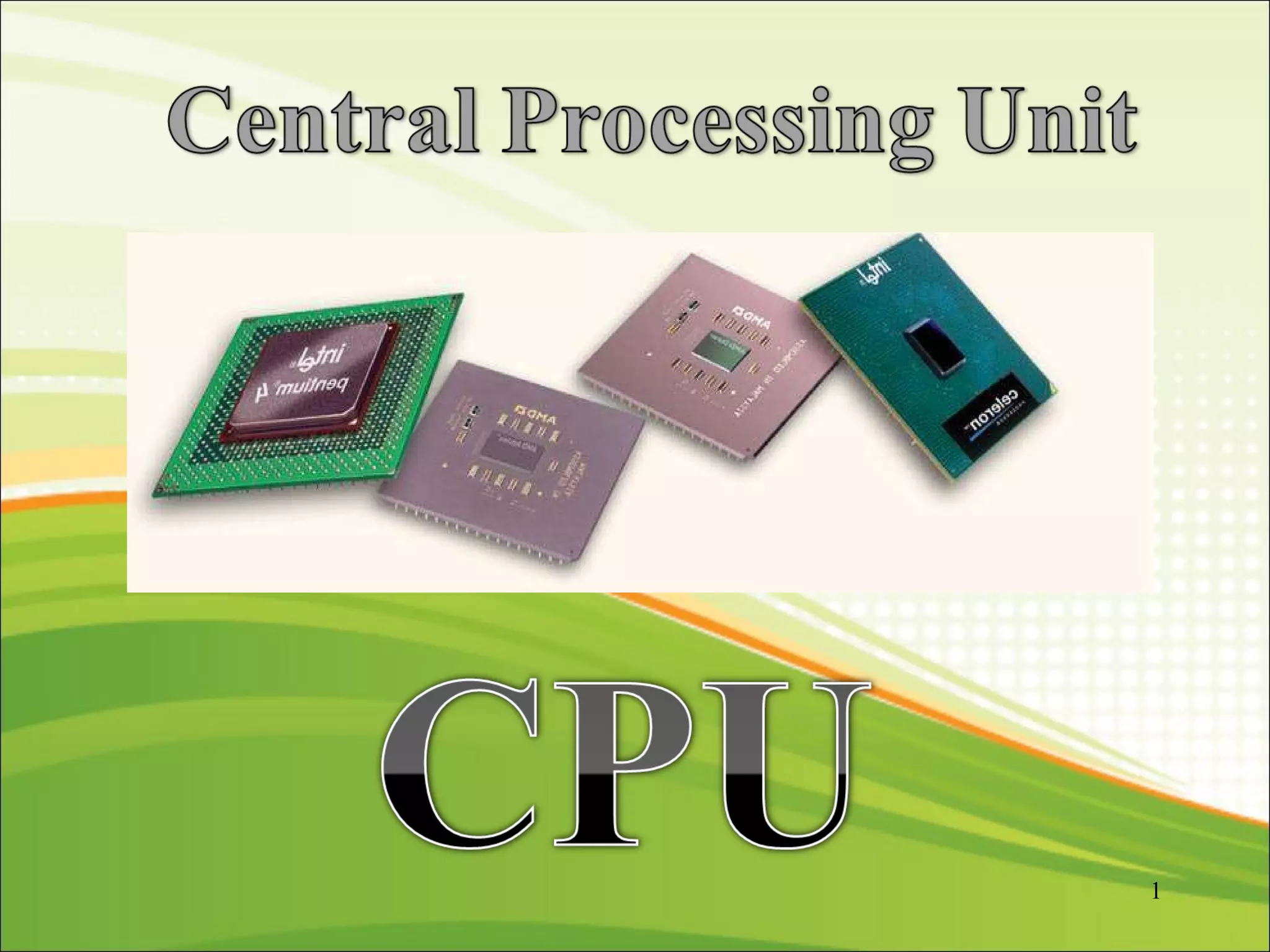 Cpu | PPT