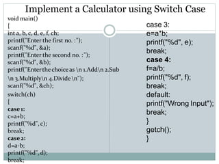 Decision making and branching in c programming | PPTX | Programming ...