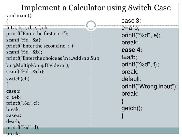 Decision making and branching in c programming