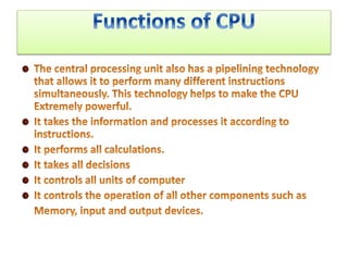Cpu | PPT