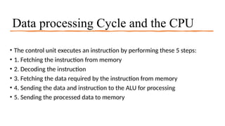 Function of the Central Processing Unit (CPU) | PPTX