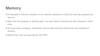 Understanding the Central Processing Unit and Computer Basics | PPTX