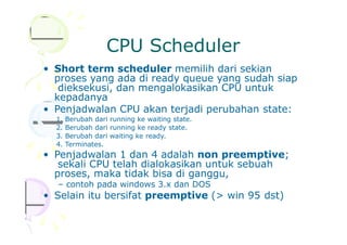 Cpu Dst CPU-I_O Burst Cycle adalah. siklus tunggu I_O dan eksekusi CPU ...