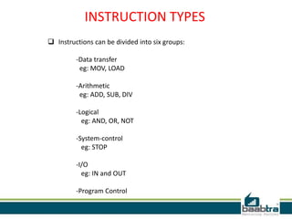 CPU and its execution of instruction | PPTX