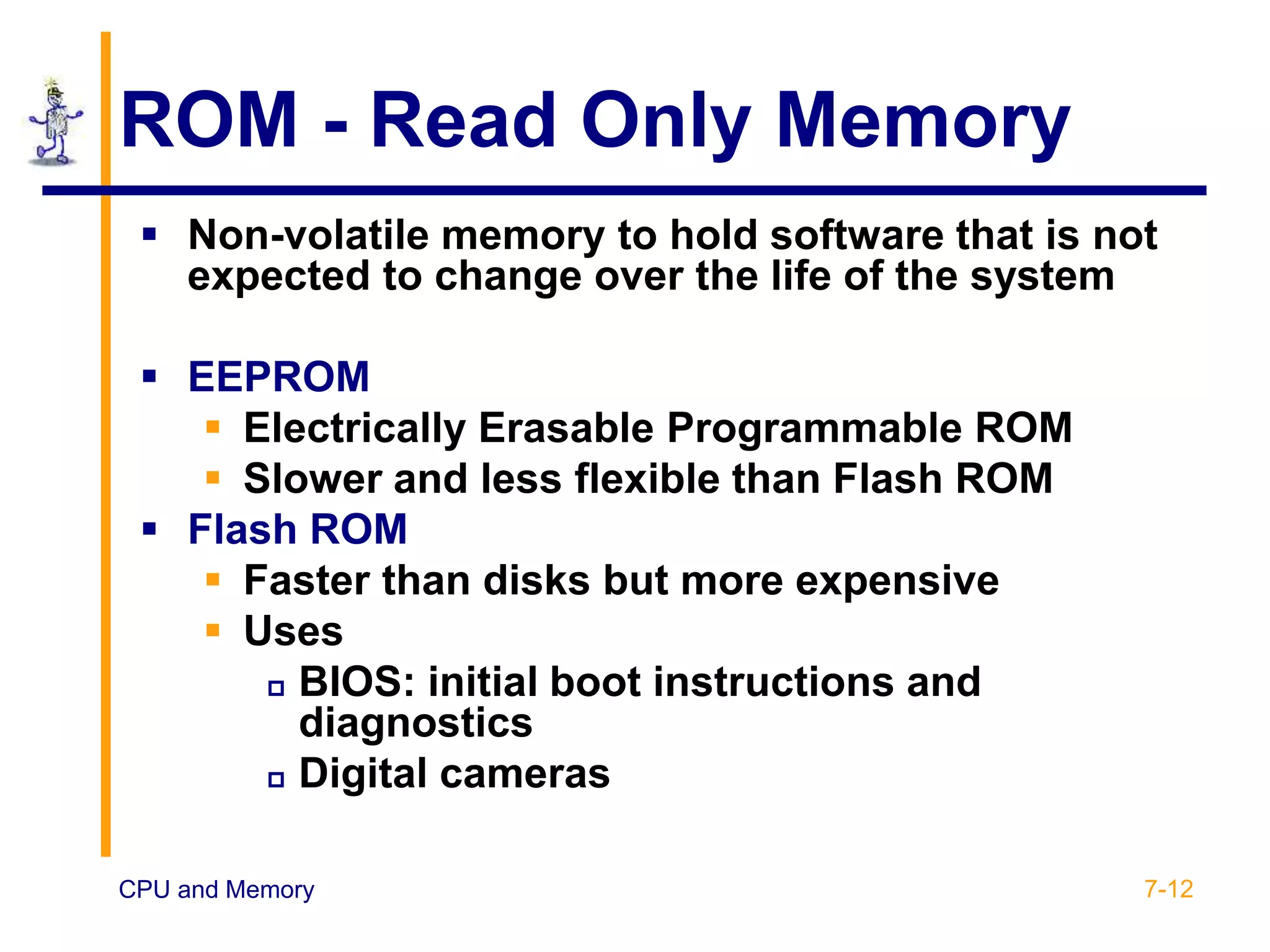 The CPU and Memory and Major Components | PPT