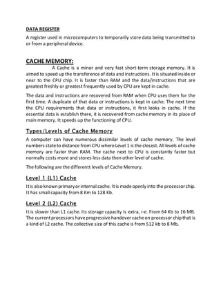 CPU and memory | DOCX