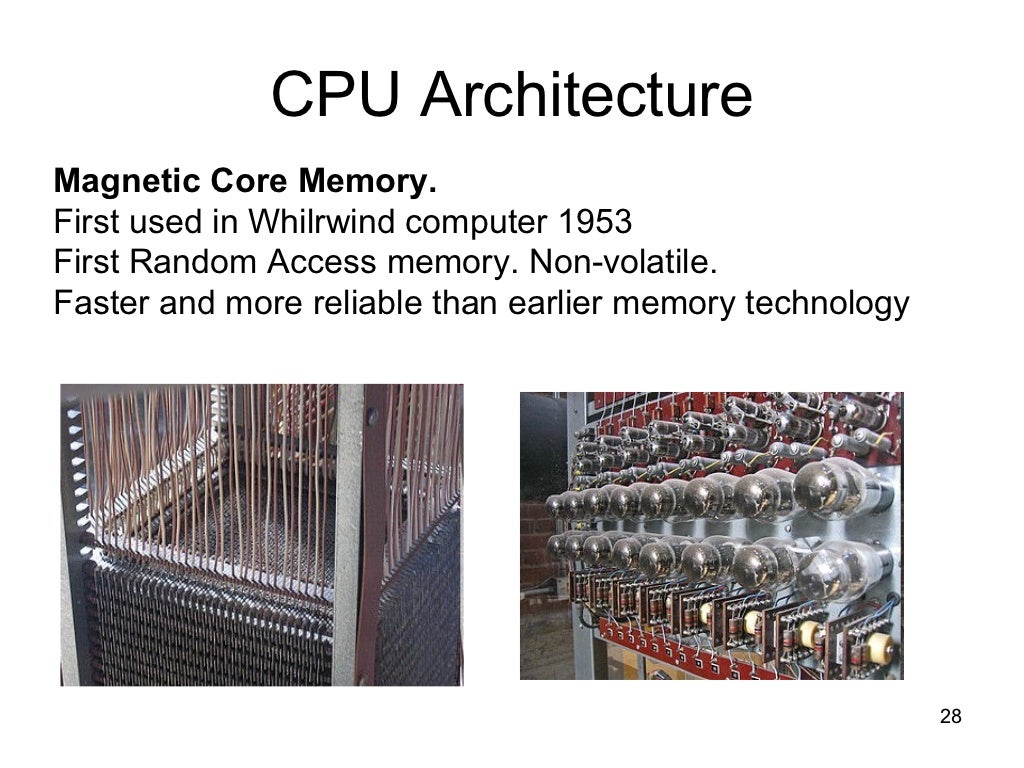 History of CPU Architecture