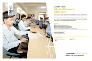 Career Point University Brochure 2017-2018 | PDF