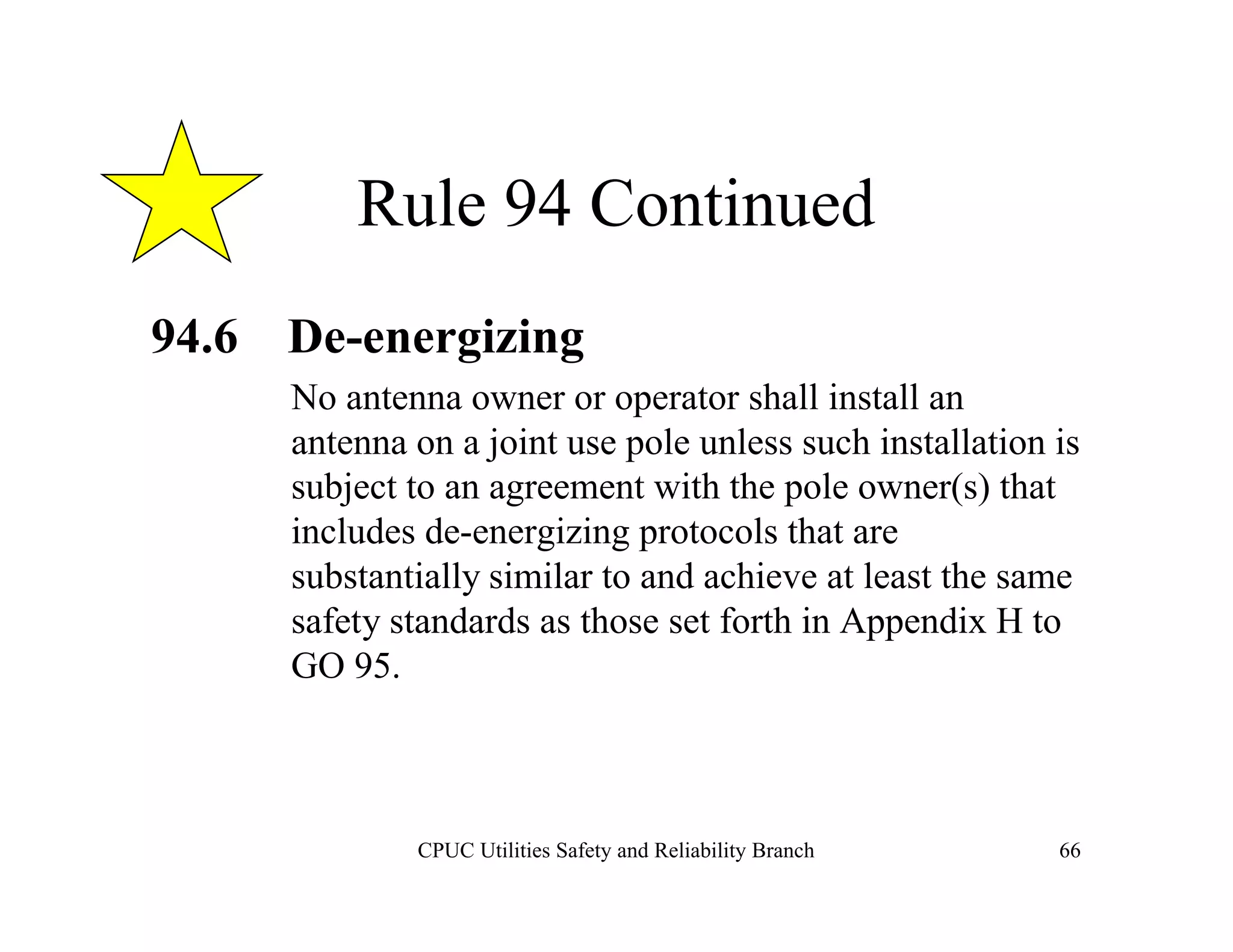 CPUC - General Orders 95, 128 & 165 | PDF