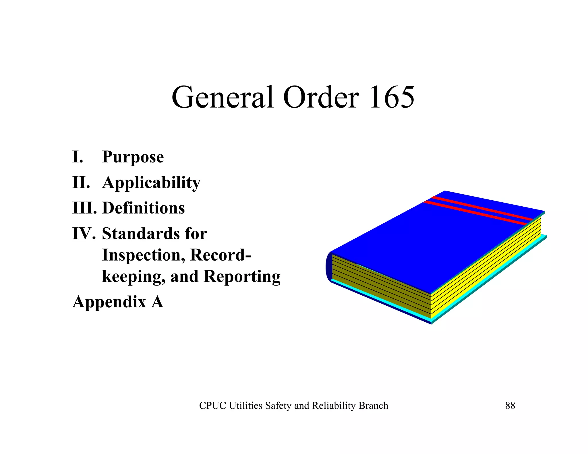 CPUC - General Orders 95, 128 & 165 | PDF