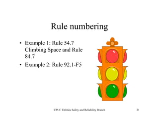 CPUC - General Orders 95, 128 & 165 | PDF