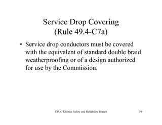 CPUC - General Orders 95, 128 & 165 | PDF