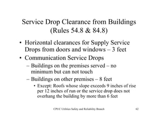 CPUC - General Orders 95, 128 & 165 | PDF