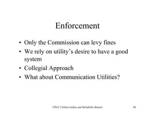 CPUC - General Orders 95, 128 & 165 | PDF