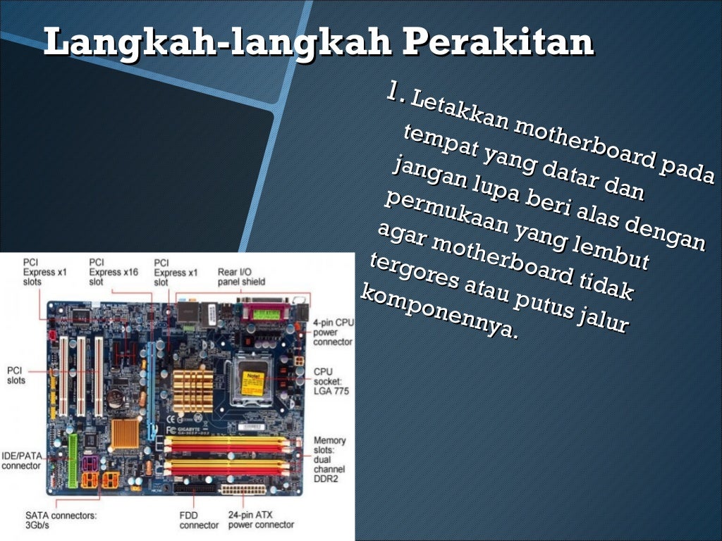 LangkahLangkah Merakit CPU komputer LangkahLangkah Merakit CPU komputer