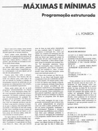 Revista CPU MSX - No. 01 - 1988