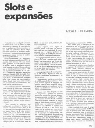 Revista CPU MSX - No. 01 - 1988