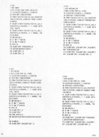 Revista CPU MSX - No. 01 - 1988