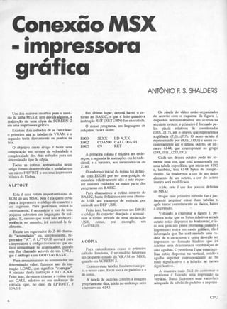 Revista CPU MSX - No. 01 - 1988