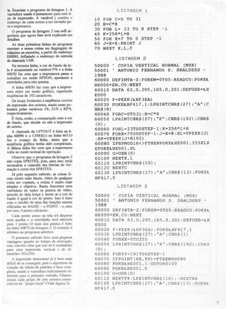 Revista CPU MSX - No. 01 - 1988