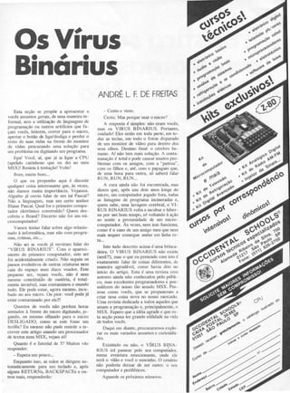 Revista CPU MSX - No. 01 - 1988