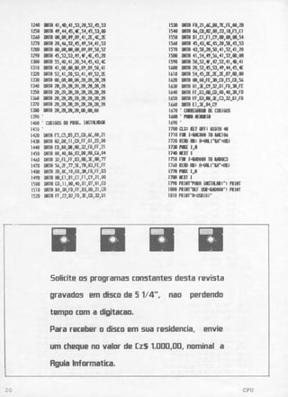 Revista CPU MSX - No. 02 - 1988