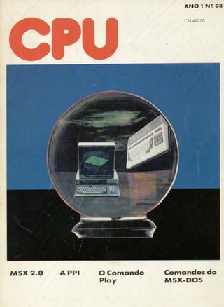 Revista CPU MSX - No. 03 - 1988