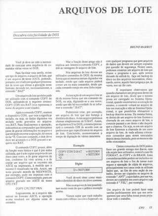 Revista CPU MSX - No. 04 - 1988