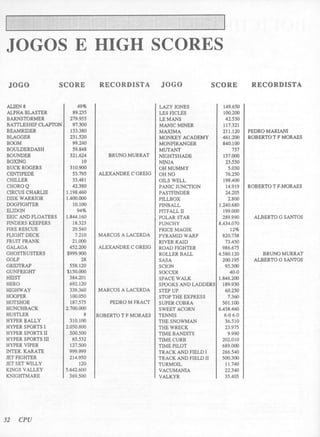 Revista CPU MSX - No. 04 - 1988