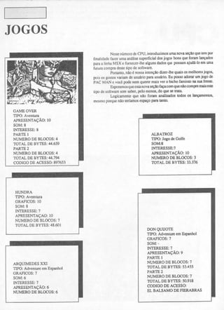 Revista CPU MSX - No. 04 - 1988