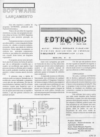 Revista CPU MSX - No. 06 - 1988