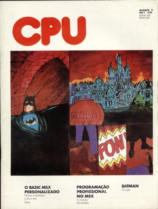 Revista CPU MSX - No. 10 - 1988