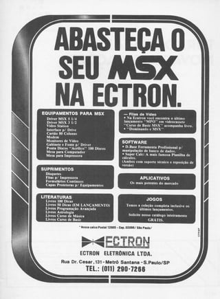 Revista CPU MSX - No. 10 - 1988