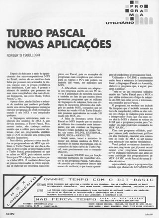 Revista CPU MSX - No. 10 - 1988