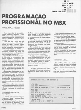 Revista CPU MSX - No. 10 - 1988