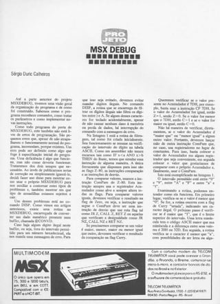 Revista CPU MSX - No. 10 - 1988