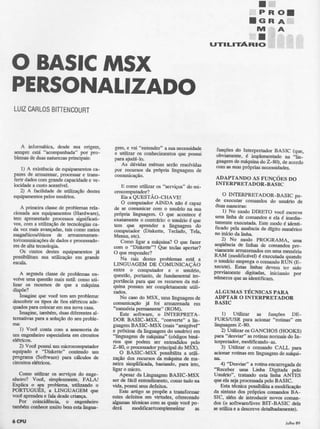 Revista CPU MSX - No. 10 - 1988