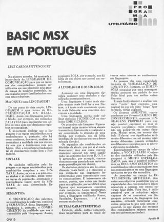 Revista CPU MSX - No. 11 - 1988
