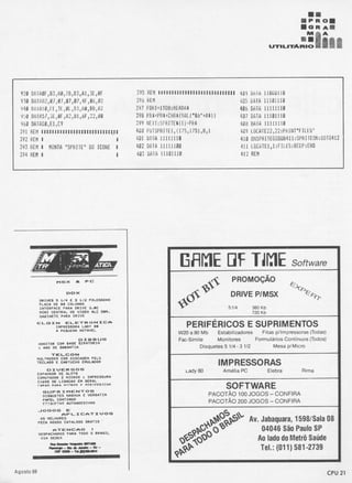 Revista CPU MSX - No. 11 - 1988