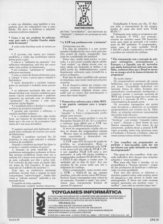 Revista CPU MSX - No. 11 - 1988