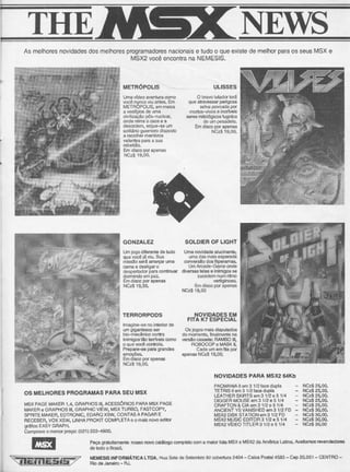 Revista CPU MSX - No. 11 - 1988