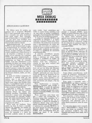 Revista CPU MSX - No. 11 - 1988