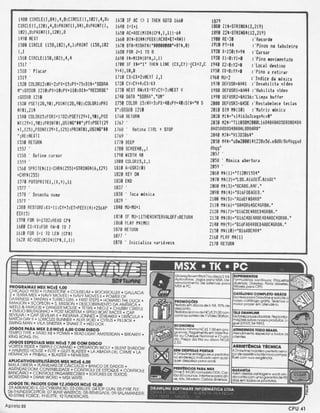 Revista CPU MSX - No. 11 - 1988