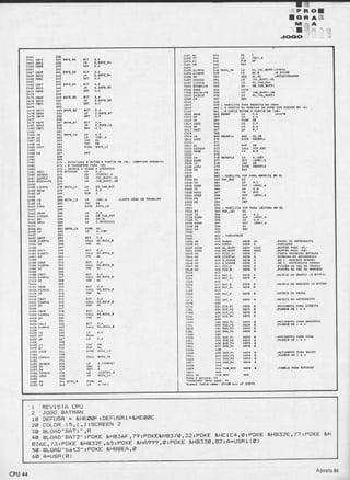 Revista CPU MSX - No. 11 - 1988