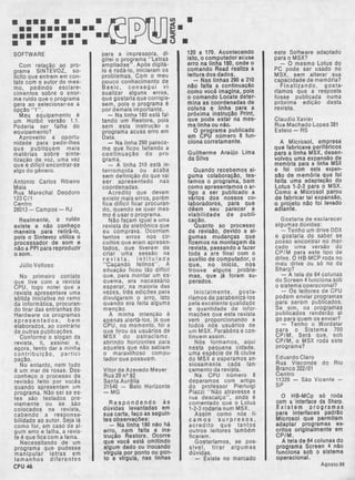 Revista CPU MSX - No. 11 - 1988