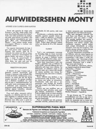 Revista CPU MSX - No. 11 - 1988