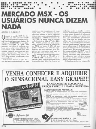 Revista CPU MSX - No. 11 - 1988