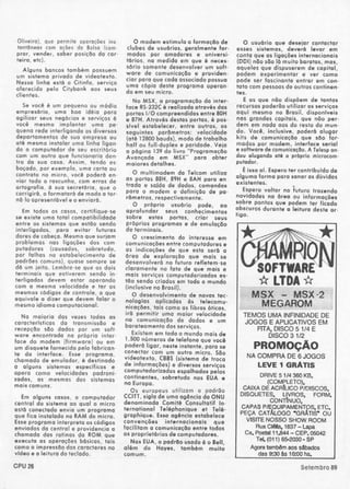 Revista CPU MSX - No. 12 - 1988