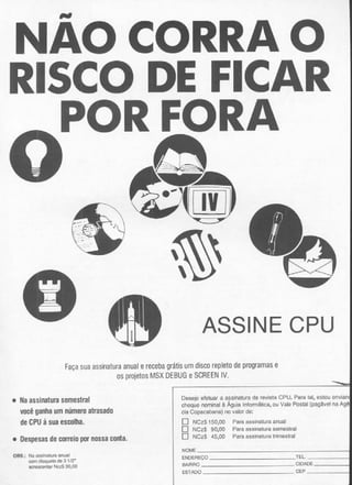 Revista CPU MSX - No. 12 - 1988